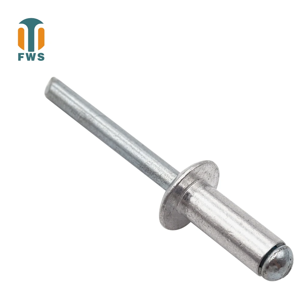 M5 алюминий и сталь DIN EN ISO 15977 GB/T 12618 1 заклёпки с заклепками круглой головкой