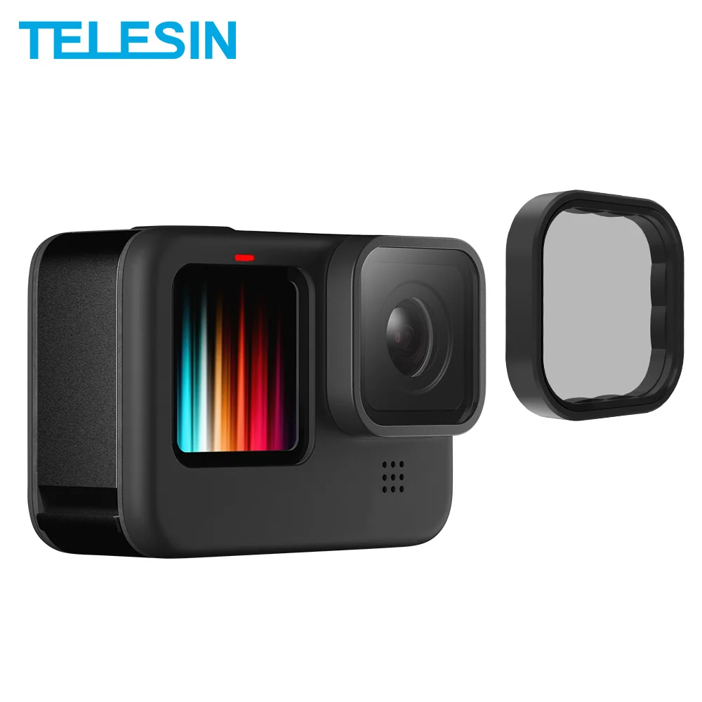 

Telesin Cpl Nd Lens Filter Go Pro 9 Nd8 Nd16 Nd32 Filters Set Aluminium Frame For Gopro Hero 9 Black Action Camera Accessories