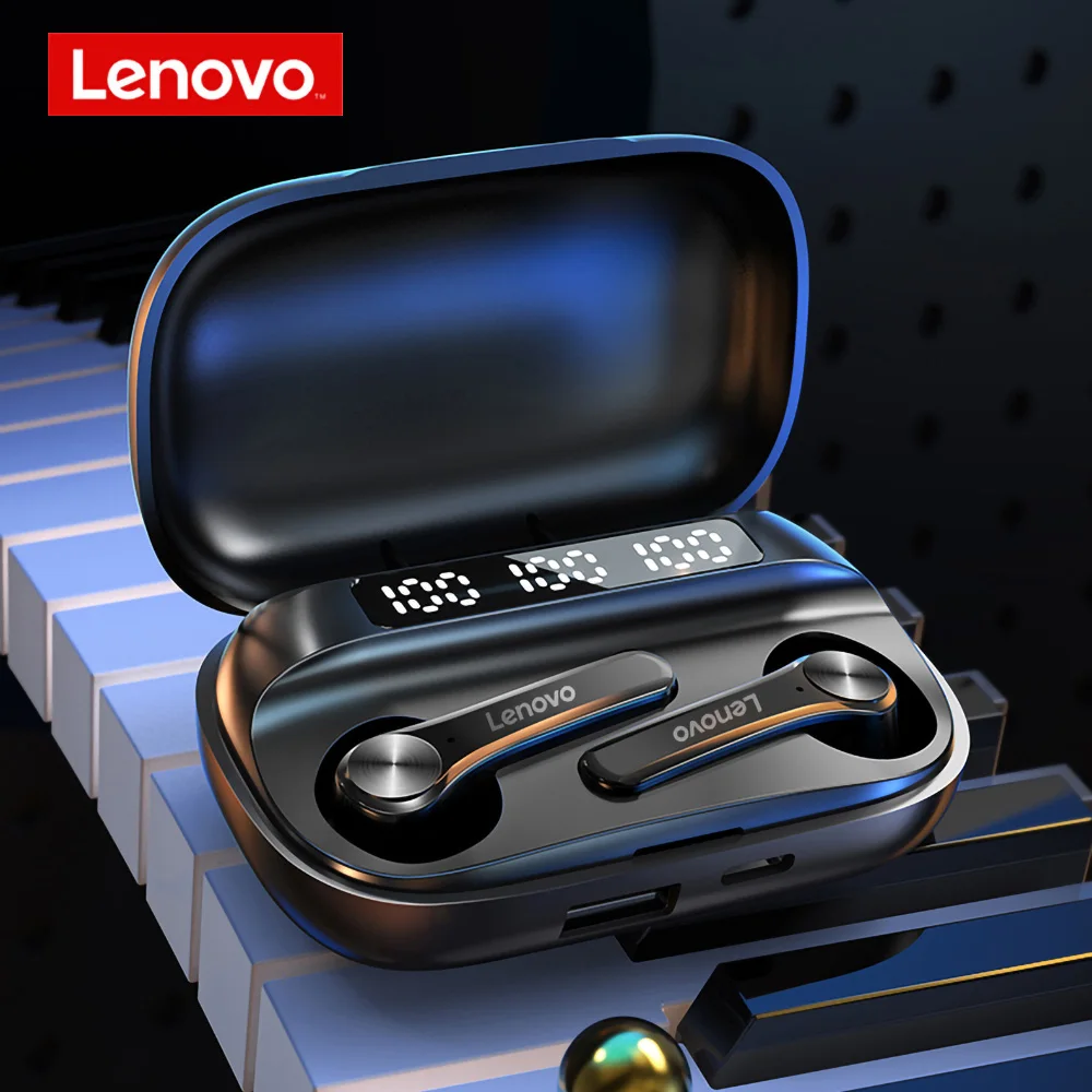 Беспроводные Bluetooth-наушники Lenovo QT81 водонепроницаемые Hi-Fi стереонаушники с