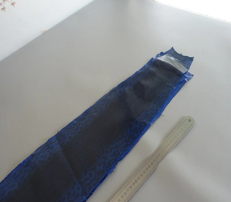 Большой размер синий цвет натуральная змеиная кожа цельный материал для
