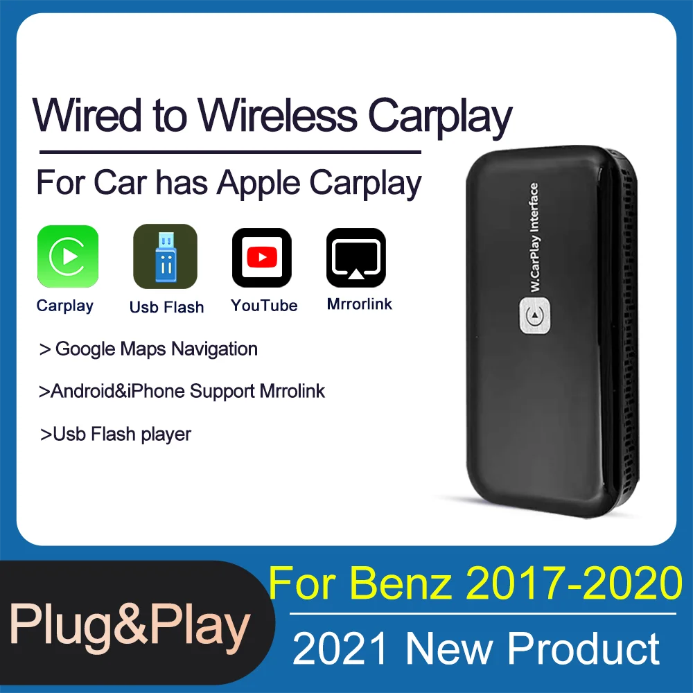 Новинка 3 0 Carplay беспроводной адаптер Smart Link Box для Benz 2016 2020 автомобильный