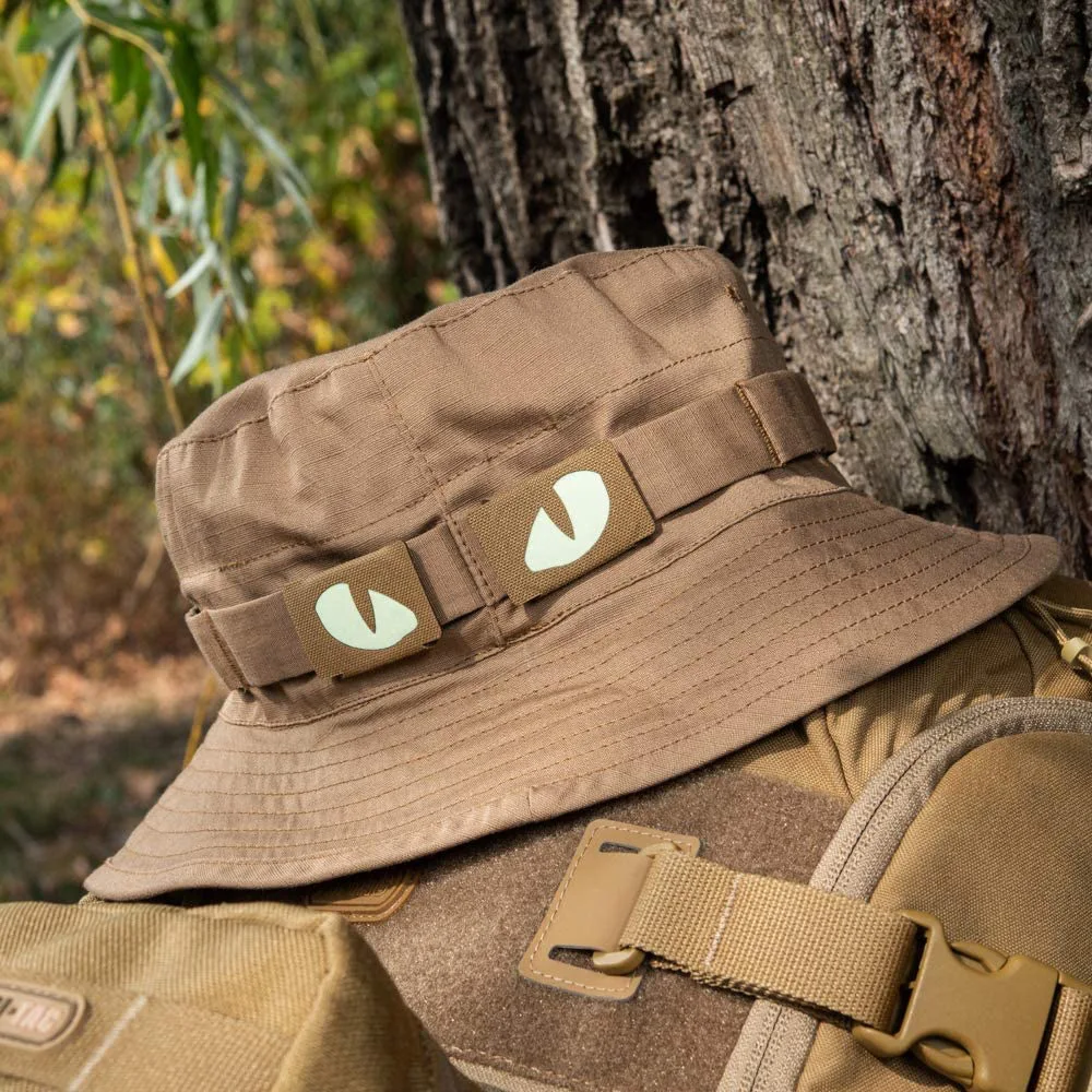 1 пара тактические очки в стиле кошачий глаз патч Военная Боевая светятся темноте