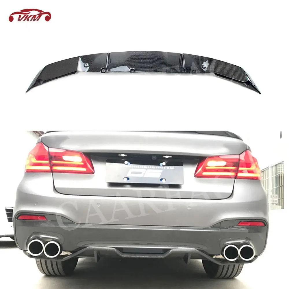 

Задний спойлер из углеродного волокна для BMW 5 серии G30 G31 G38 M, защитный бампер для спортивного автомобиля 2017 2018