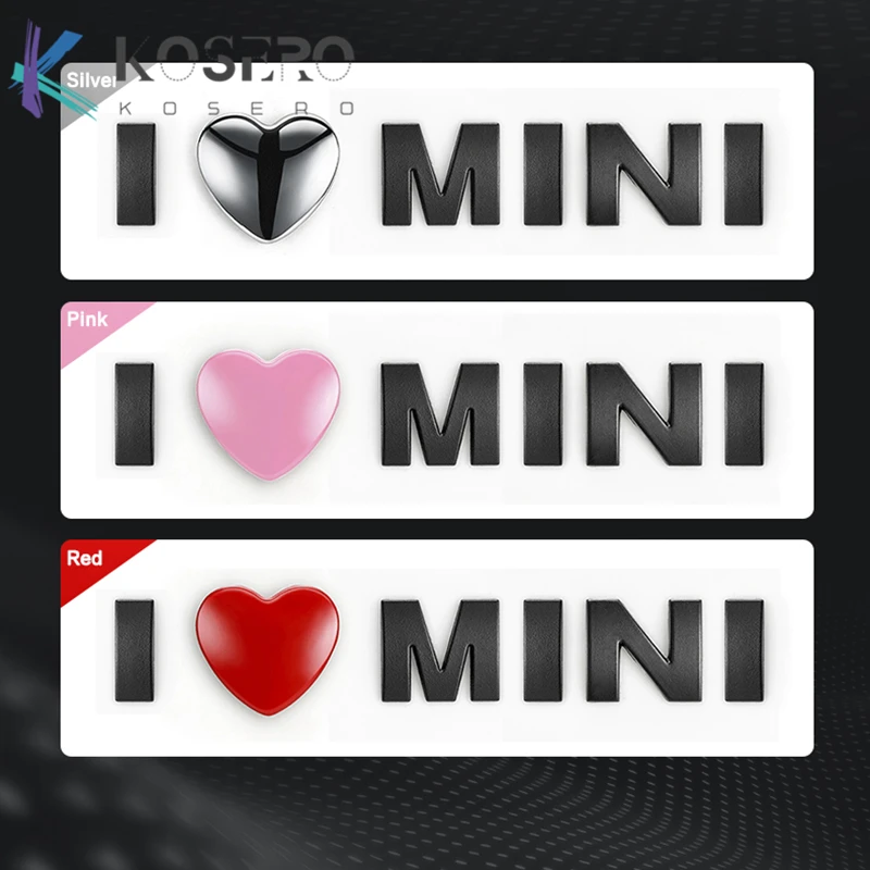 

3D metal Decorative car sticker modified label For BMW MINI ONE COOPER S F54 F55 F56 F60 R55 R56 R60 R61 decoration Accessories