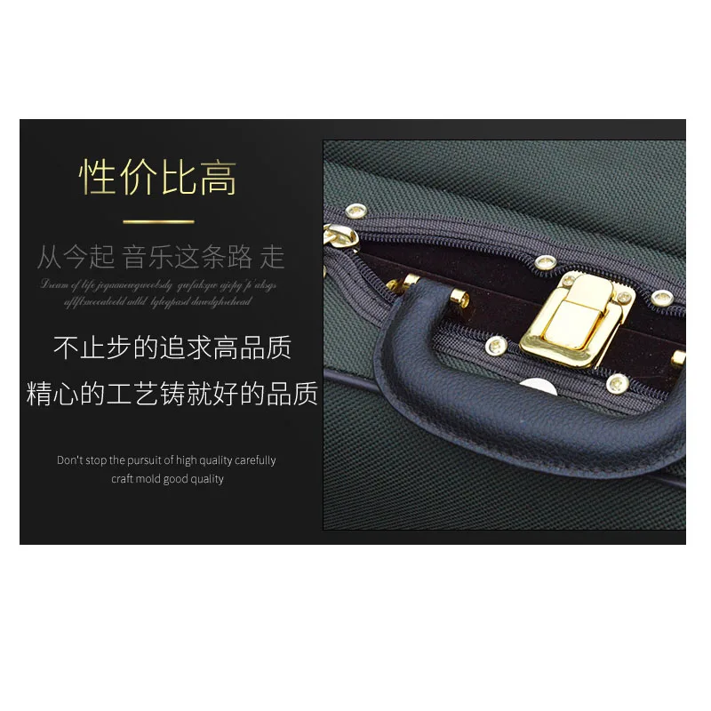 Чехол для скрипки 4/4 с двойным плечом квадратная коробка замком квадратный чехол