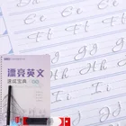 Круглая 3d-тетрадь на английском языке, многоразовая каллиграфия, стираемая ручка, Обучение искусству взрослых, книги для письма, принадлежности для школы и офиса