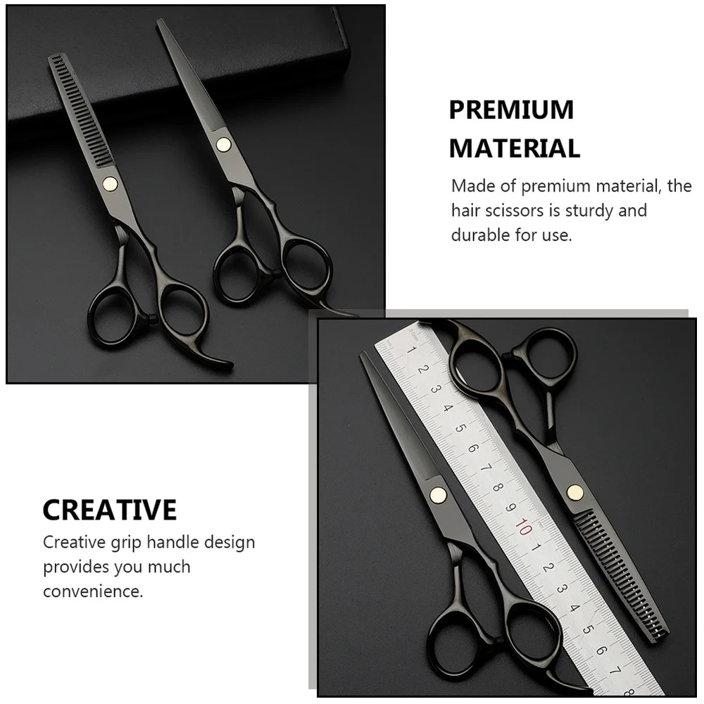 

2Pcs Useful Hair Scissors Practical Hair Trimming Shears Hair Cutting Tools