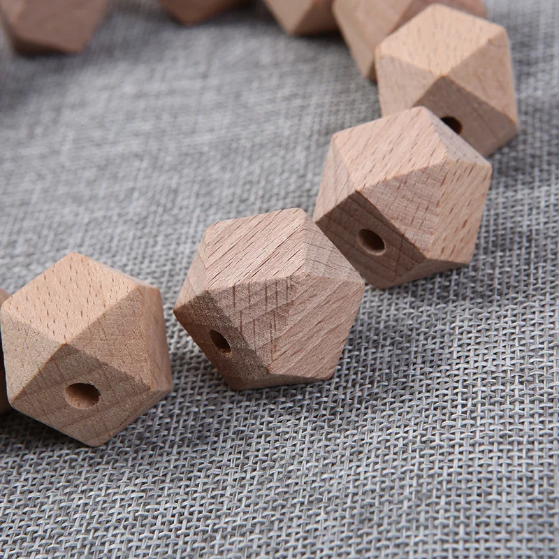 Cuentas de bolas de olmo hechas a mano, abalorios molares para beb&eacute;, accesorios de joyer&iacute;a DIY, Material de cuentas-3