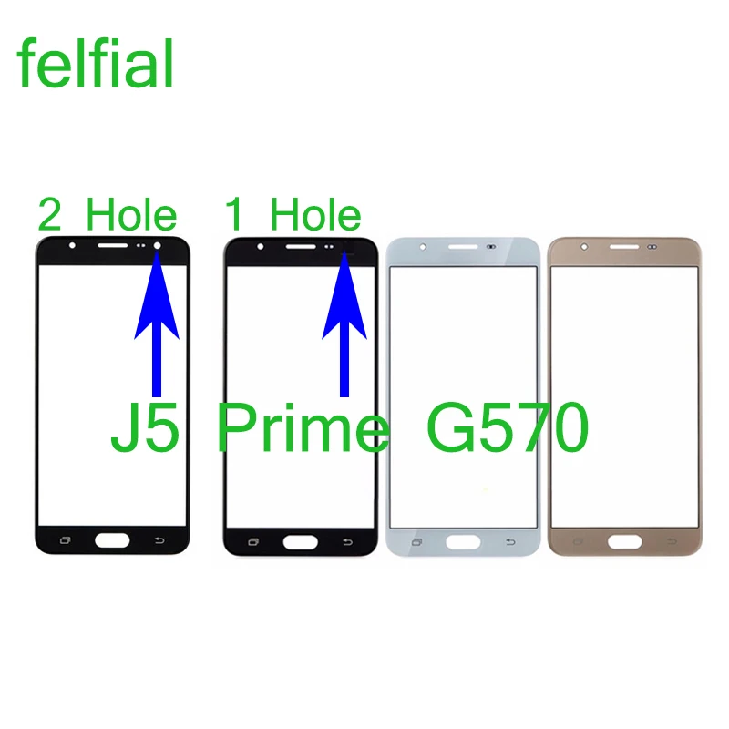 Для Samsung Galaxy J5 Prime G570 G570F G570M G570Y / 2017 G571F G571 сенсорный экран Фронтальная панель