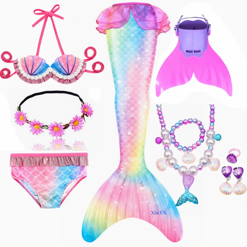 

Новое платье для девочек на Рождество и Хеллоуин; Подарок для маленьких девочек; Костюм Русалочки костюмы для костюмированной вечеринки; Де...