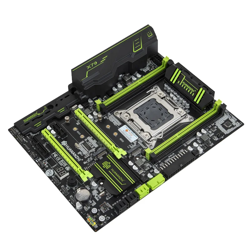 Материнская плата huananzhi X79 материнская LGA2011ATX USB 3 0 SATA3 PCI E NVME M.2 SSD поддерживает