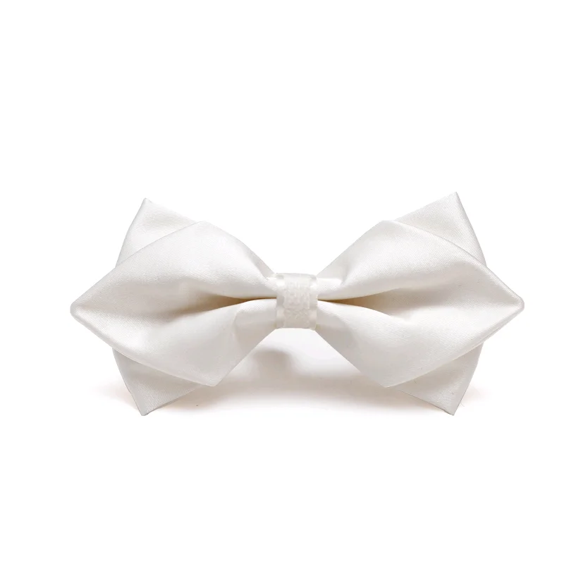 

Brand New Top Quality Bow Tie For Men Luxurious Refined Men's Bowtie Great For Party Fashion Wedding Tie With Gift Box
