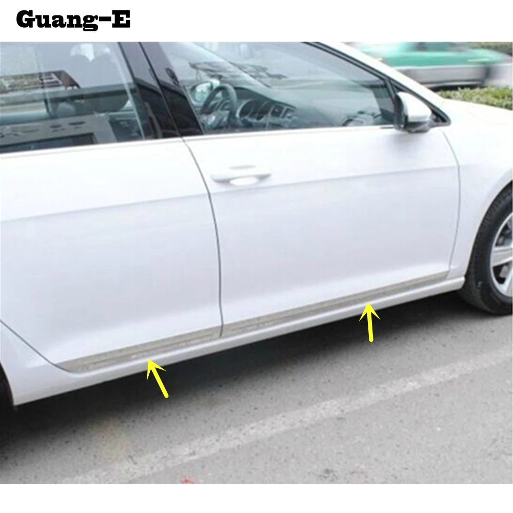 Для Фольксваген Golf7 Golf 7 2014 2015 2016 2017 автомобиль отделка кузова из нержавеющей