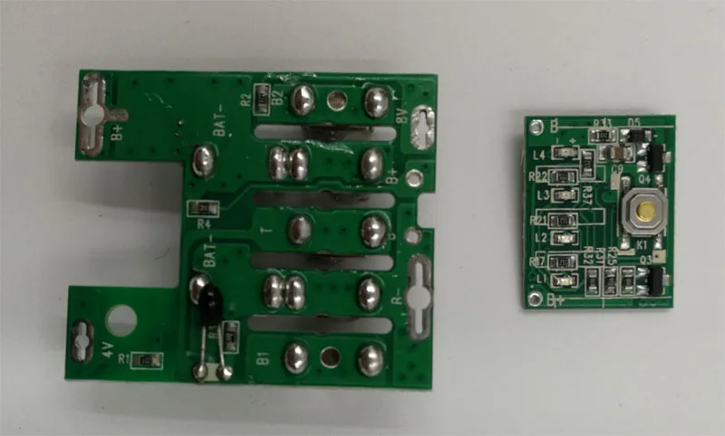 BL1041 пластиковый чехол для батареи PCB защита от зарядки, монтажная плата светодиодный для MAKITA 10,8 V 12V 2Ah 6Ah BL1021 литий-ионный аккумулятор