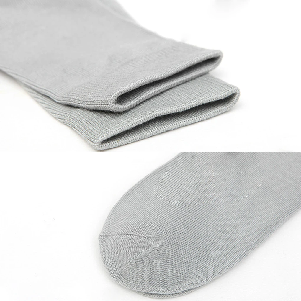 Носки мужские летние из бамбука мягкие дышащие средней длины модные для здоровья