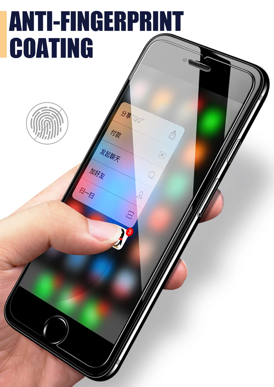 С уровнем твердости 9H 2.5D защитное стекло на iphone X XS 11 Pro Max XR 7 8 плюс Экран протектор Защитная пленка из закаленного стекла чехол для iphone 5S, SE 5 4S 4/6 S 6 Plus Full glue, прозрачная стеклянная пленка чехол