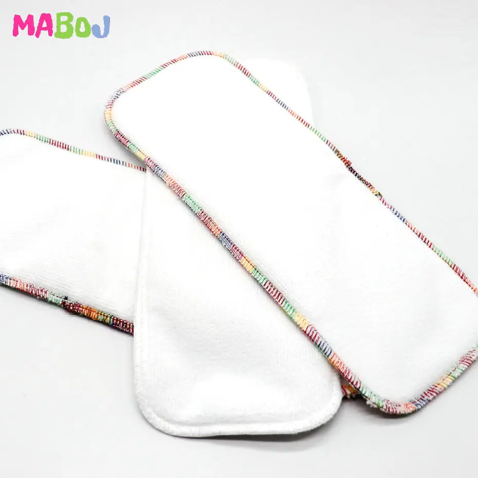 Подгузник из микрофибры Вставить партия 10 шт. моющийся многоразовый