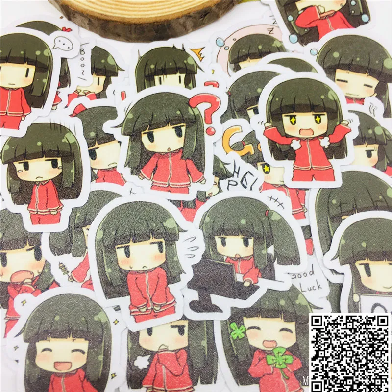 40 шт. милые стикеры в стиле кунг-фу для девушек стайлинга автомобиля велосипеда