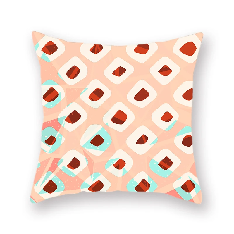 Скандинавская Минималистичная серия двусторонних наволочек из полиэстера с