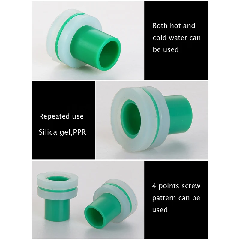 Заглушки для труб смесителя PPR 10 шт. монтажный фитинг с резьбой BSP 1/2 дюйма