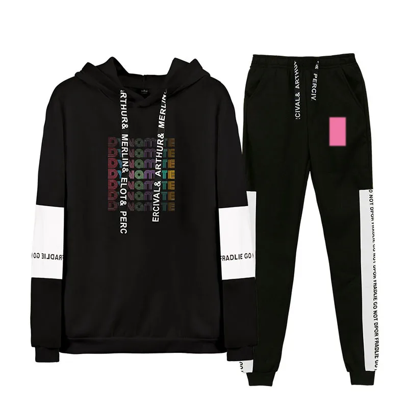 

Bangtan Boys Album DYNAMITE Hoodie+Pants Set Men women Two Piece Set Harajuku Patchwrok Tracksuits Sweatshirt+Sweatpants Suits