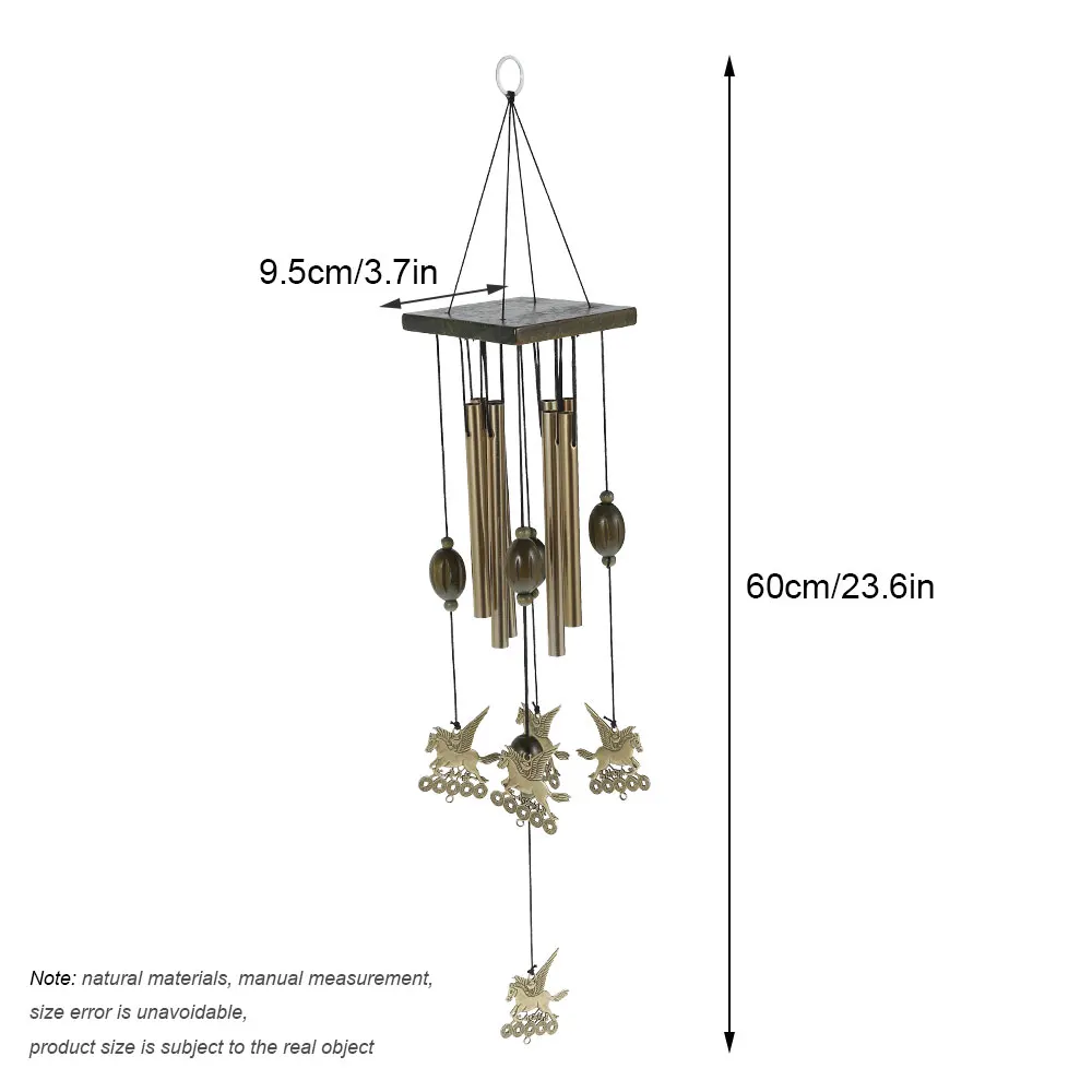 

Antique Resonant Wind Chime Bells Hanging Living Bed Home Decor Gift Car Outdoor Yard Garden Deco Wind Chimesr Room Decor