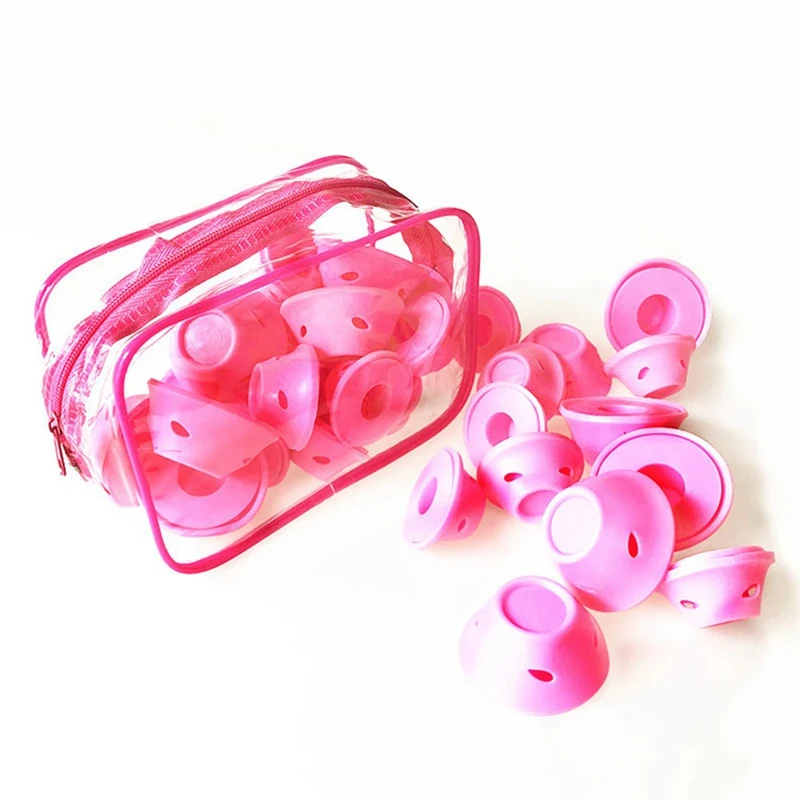 PK1 20PCS 20/30/40 Pcs/set Soft Rubber Magic Hair Care Rollers Silicone Mushroom Hair Curler No Heat No Clip Hair Curling Styling DIY Tool - Цвет: PK1 20PCS
