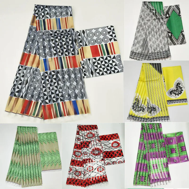 Дешево 2019 популярная вощеная ткань высшего качества, винтажная шелковая искусственная ткань с принтом 3 + 3 вощеная ткань Африканская для вечернего...