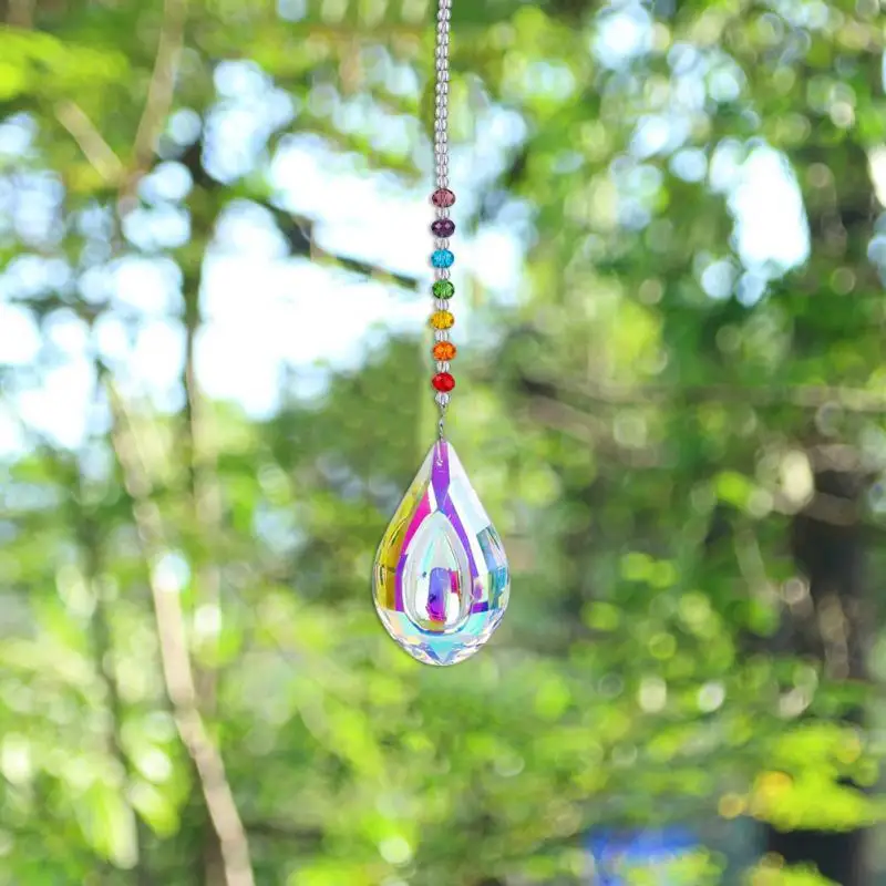 

Crystal Dream Wind Pendant Garden Home Window Boho Room Wall Car Decoration Chimes Suncatcher Rainbow Chaser Prism Maker Hanging