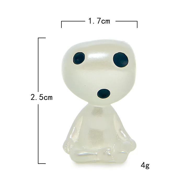 Ghibli Anime Totoro Translucent Luminous Tree Elves Figure Desk Ornament Doll Model Fairy Garden Moss Miniatures Decor Accessory | Дом и сад