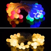 led ball string lights holiday room lighting decoration new year christmas wreath fairy tale lights night lights colored lights