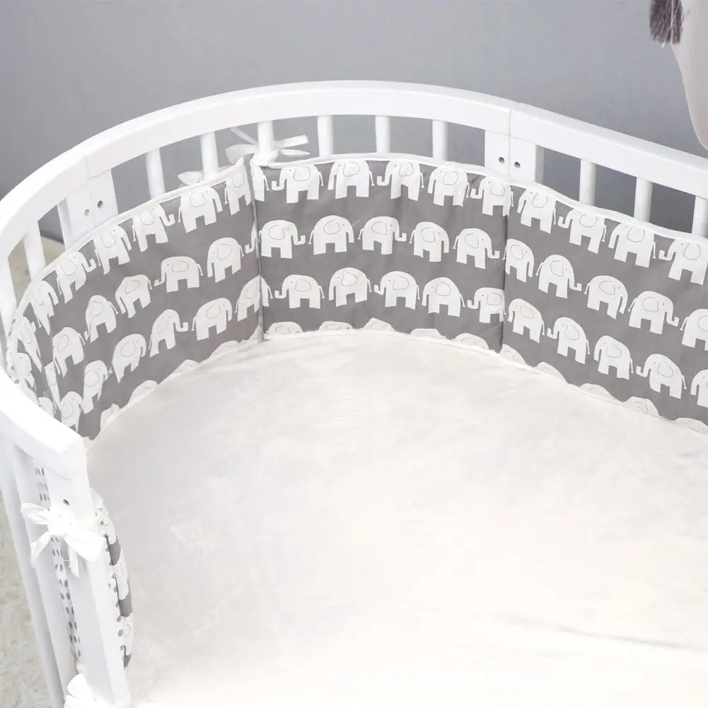 4 шт. детская кроватка защита Мягкий коврик плетеная бампер узел утолщенная