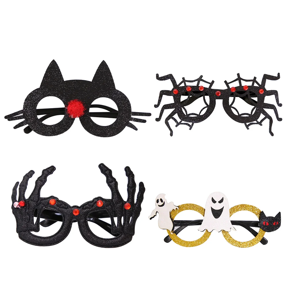 

4Pcs Funny Party Glasses Performance Decoration Prop Cosplay Glasses