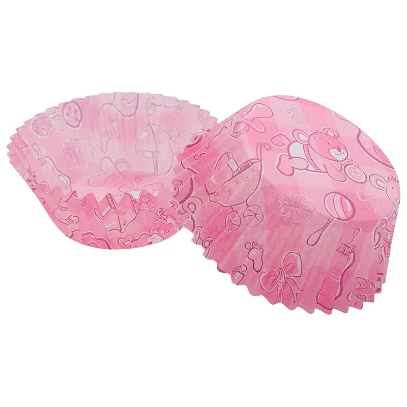 100 шт. Мультяшные Формы для кексов инструменты украшения тортов маффины