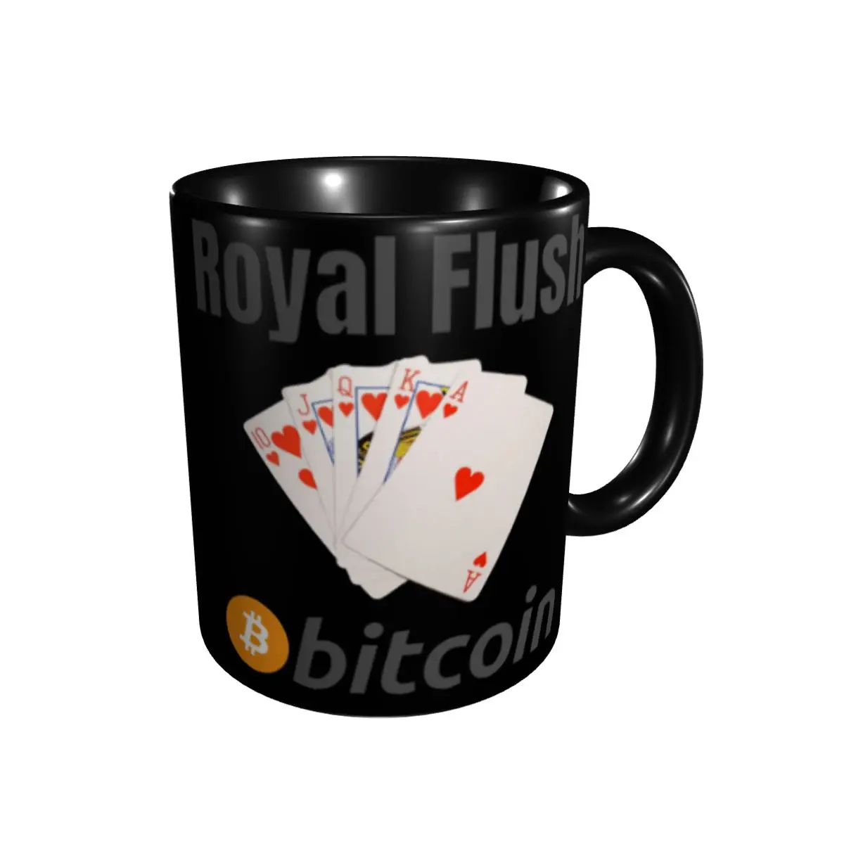 

Promo Royal Flush - Bitcoin Original Racerback Tank Mugs Classic Cups Mugs Print Humor Graphic Satoshi Case milk cups