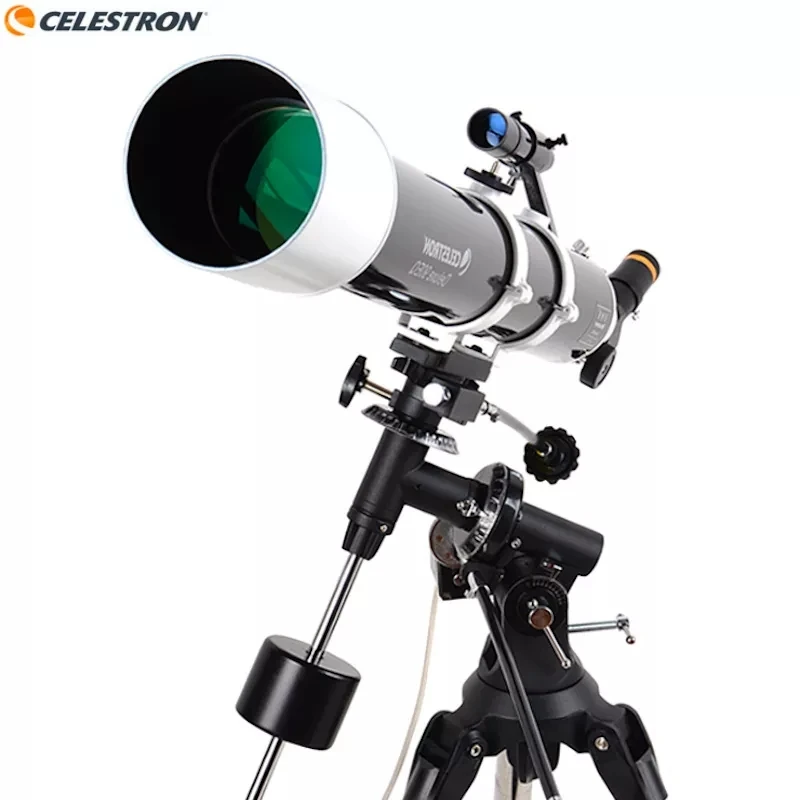 

Celestron Professional Deluxe 90EQ Refractor Astronomical Telescope EQ2 Equatorial Tripod Easy Setup 81064