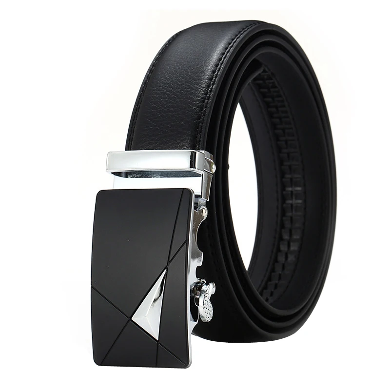Suit Pants Men Belt High Quality Imitation Leather Automatic Buckle Men's Belt Fashion Business Pants Wild Belt Luxury Belt