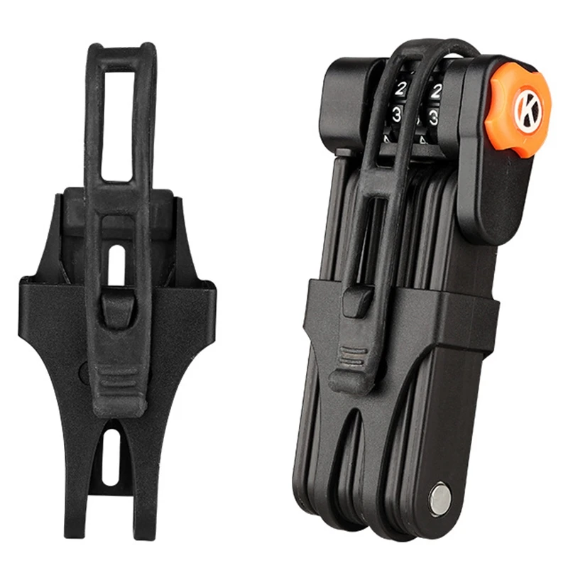 Велосипедный замок складной из легированной стали защита от кражи пароль