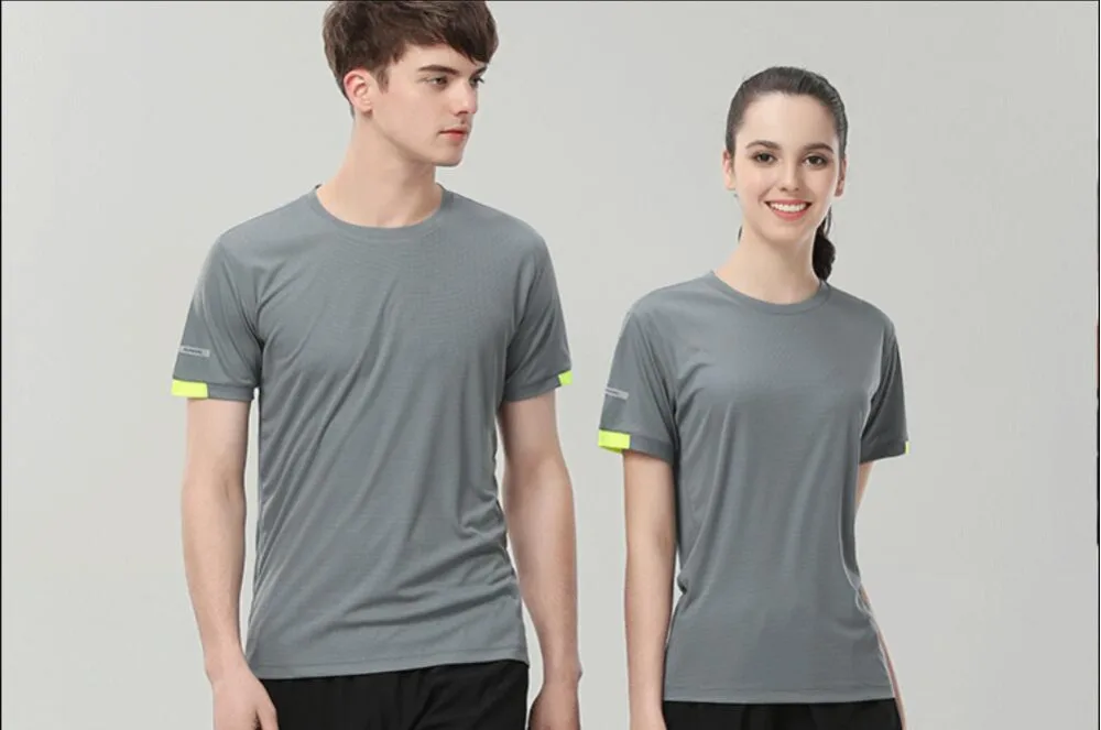 

JTFAN 2019 New Shirt Homme Running Men Designer Quick Dry T-Shirts Running Fit Tops Tees Sport Men 's Fitness Gym