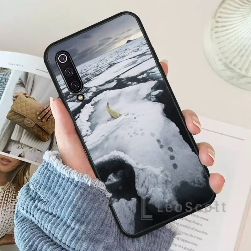 

Polar bear cute Phone Case For Xiaomi Redmi 4x 5 plus 6A 7 7A 8 mi8 8lite 9 note 4 5 7 8 pro