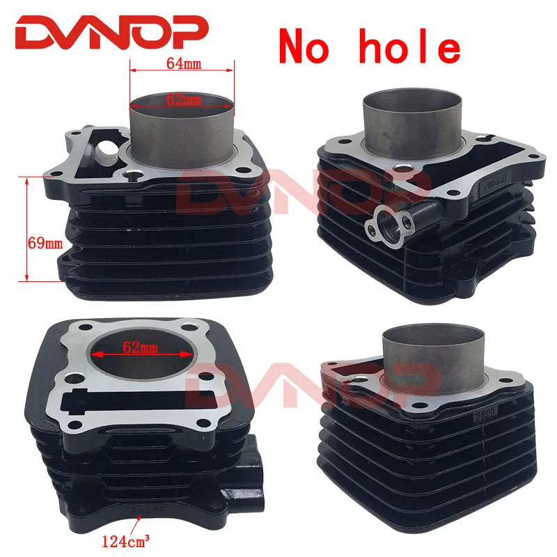 Комплект мотоциклетных цилиндров 62 мм с наружной резьбой большого диаметра для