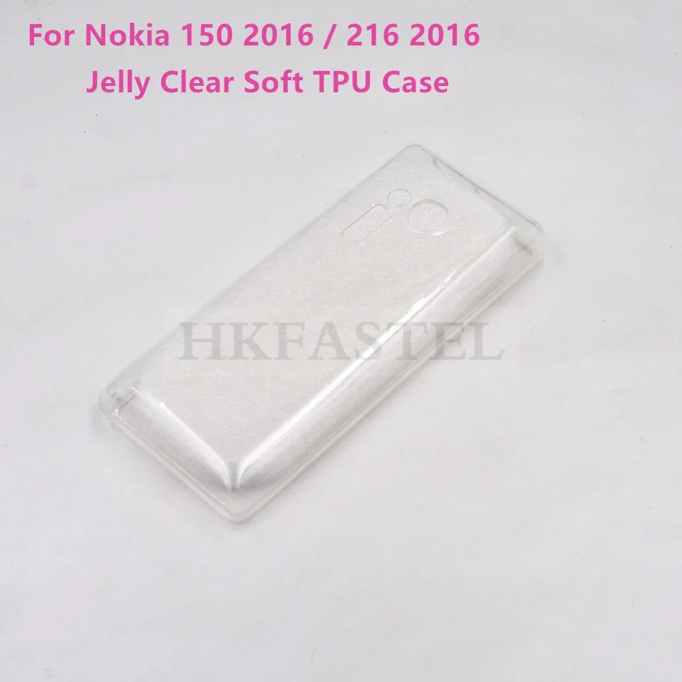 HKFASTEL 150 2016 защитный чехол для Nokia 216 Прозрачный мягкий ТПУ прозрачный