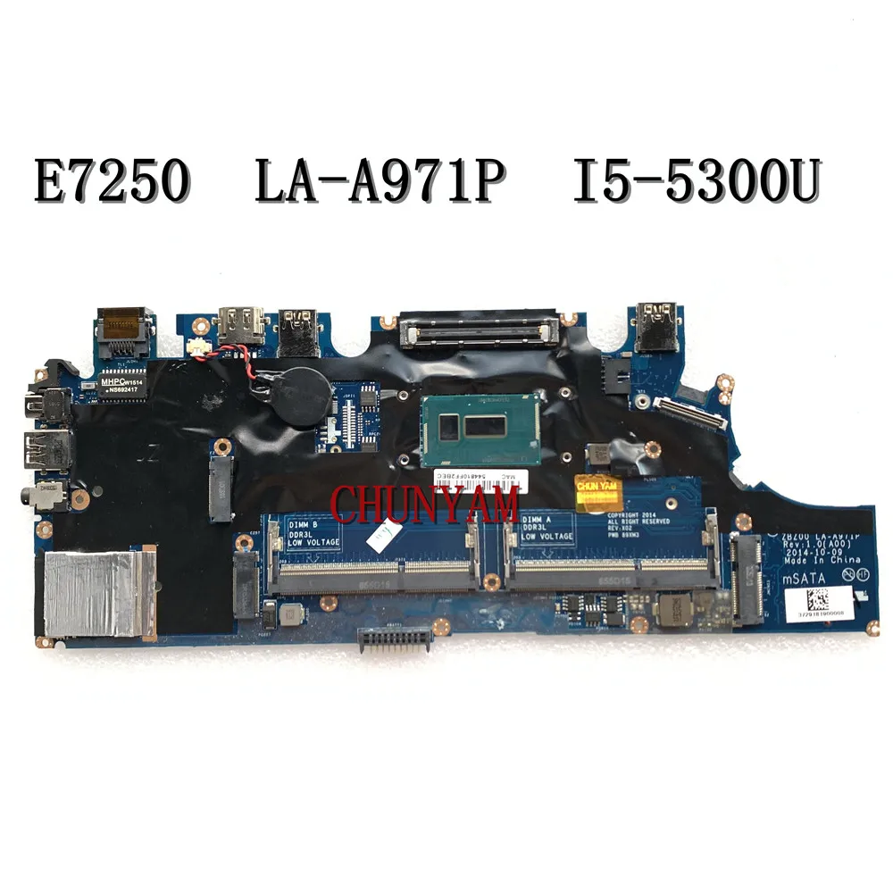 Совершенно новый телефон для ноутбука dell latitude E7250 материнская плата ZBZ00 I5-5300U G9CNK