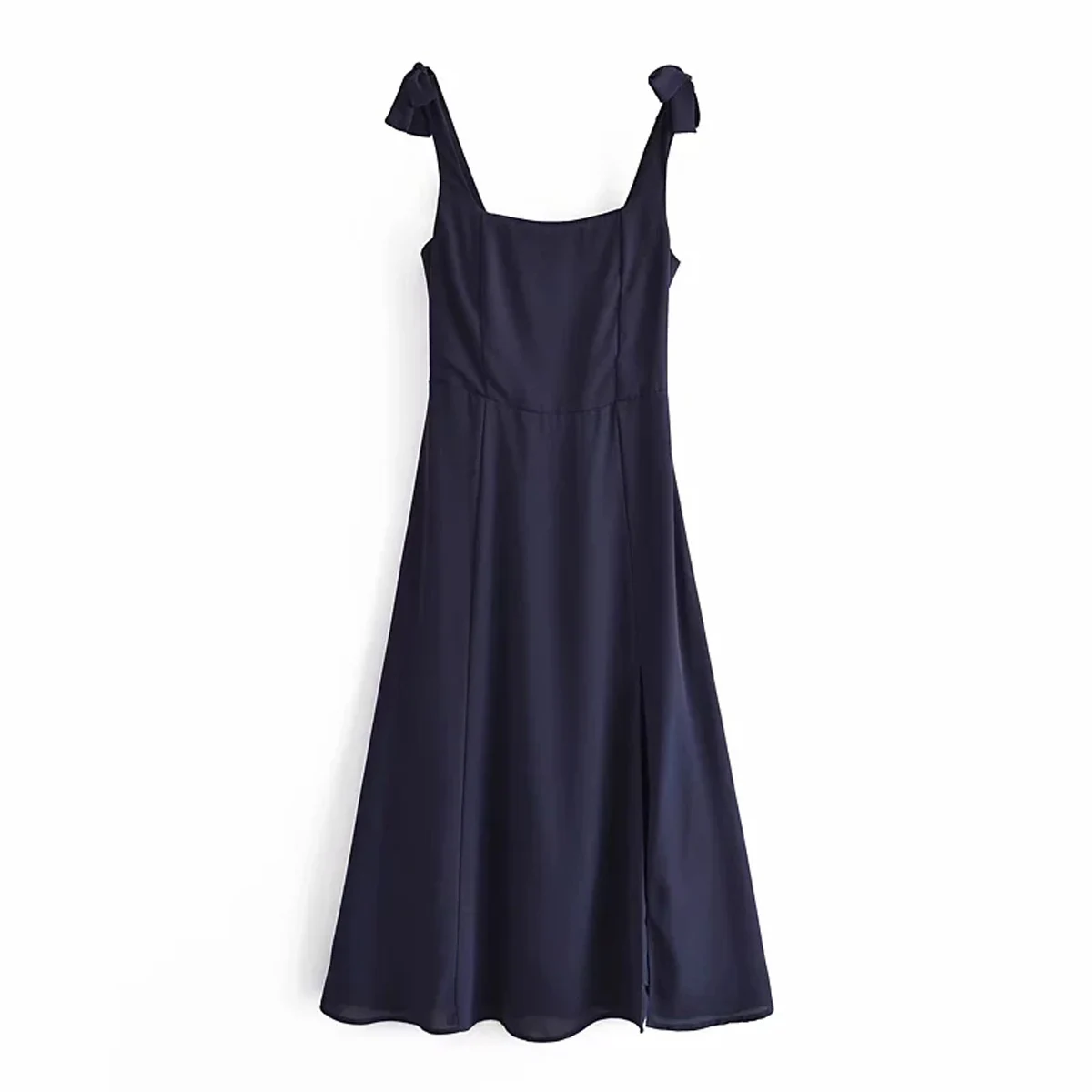 

Vintage Strap Sleeveless Midi Cami Dress DLQZ510