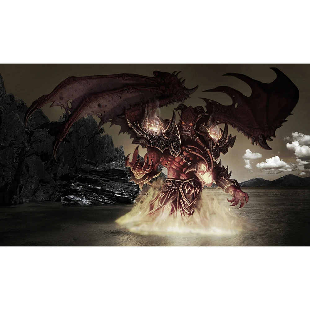 Большой выбор 35x60 см настольная площадка торговые карты игра WOW демон картина