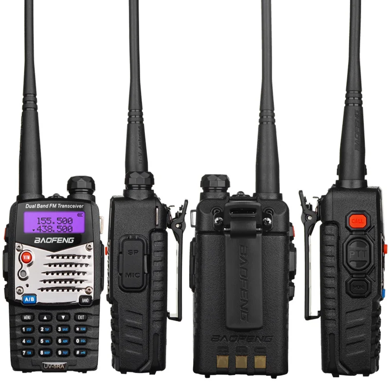 2PCS Baofeng UV-5RA Walkie Talkie Portable CB Radio Station UV5RA Dual 136-174 MHz & 400-520 MHz UV5RA Ham Vhf Uhf Transceiver