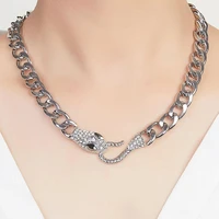 2022 internet celebrity blogger same paragraph medusa snake ins style necklace for women luxury men necklace jewelry