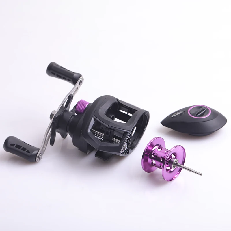 

LINNHUE 7.0:1 High Speed Gear Ratio Baitcasting Fishing Reels Metal Spool carretilha de pesca Saltwater Freshwater fishing wheel