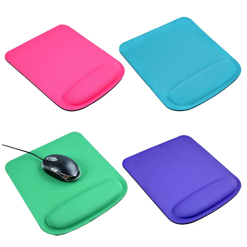 

New Arrivals Thicken EVA Mouse Pad Soft Wrist Comfort Support Optical Trackball PC MousePad Mat Game Computer Mouse Pad 8 Colors