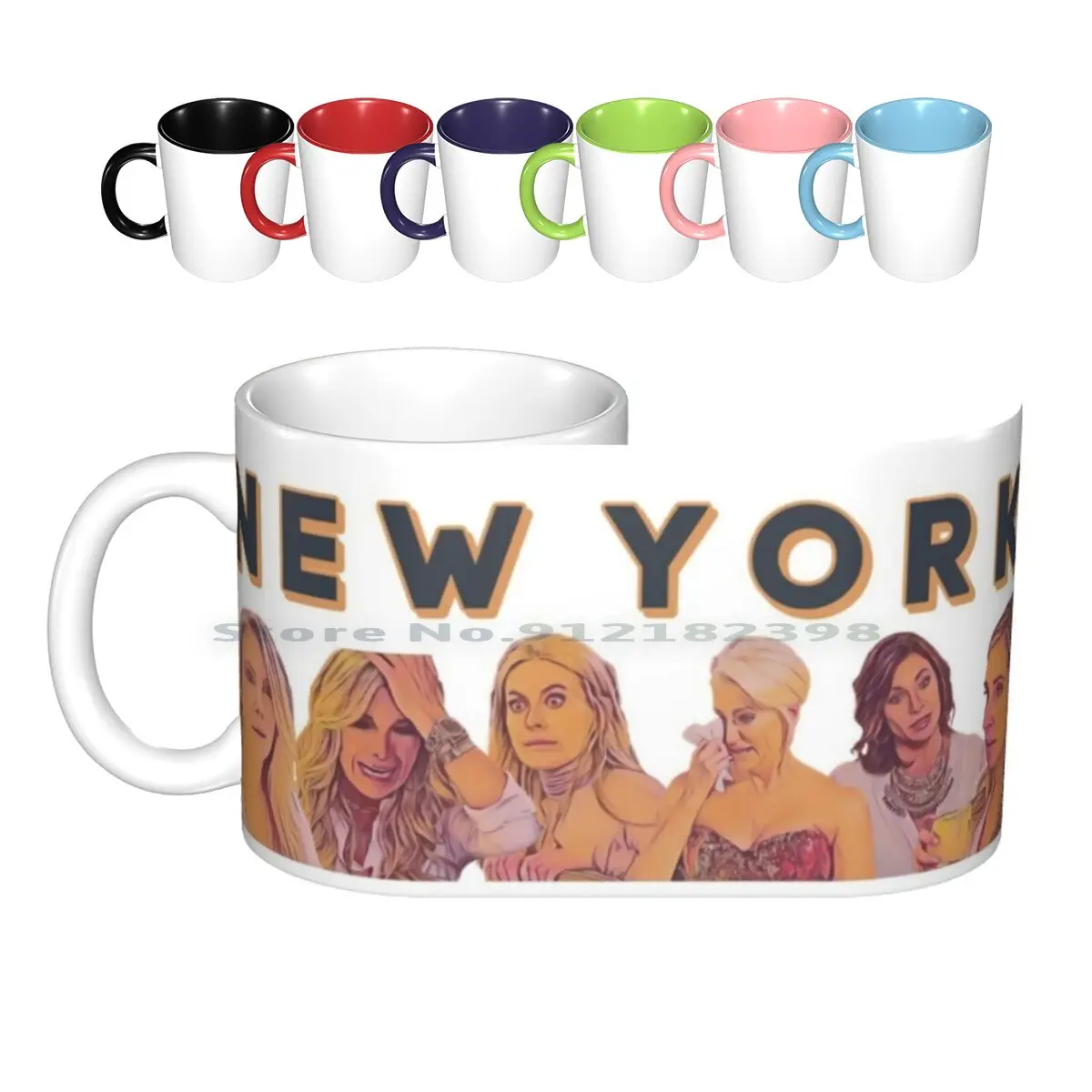 

Rhony Cast-Нью-Йорк керамические кружки, кофейные чашки, кружка для молока и чая, расскажу вам, как мне плохо, доринда Медли Браво